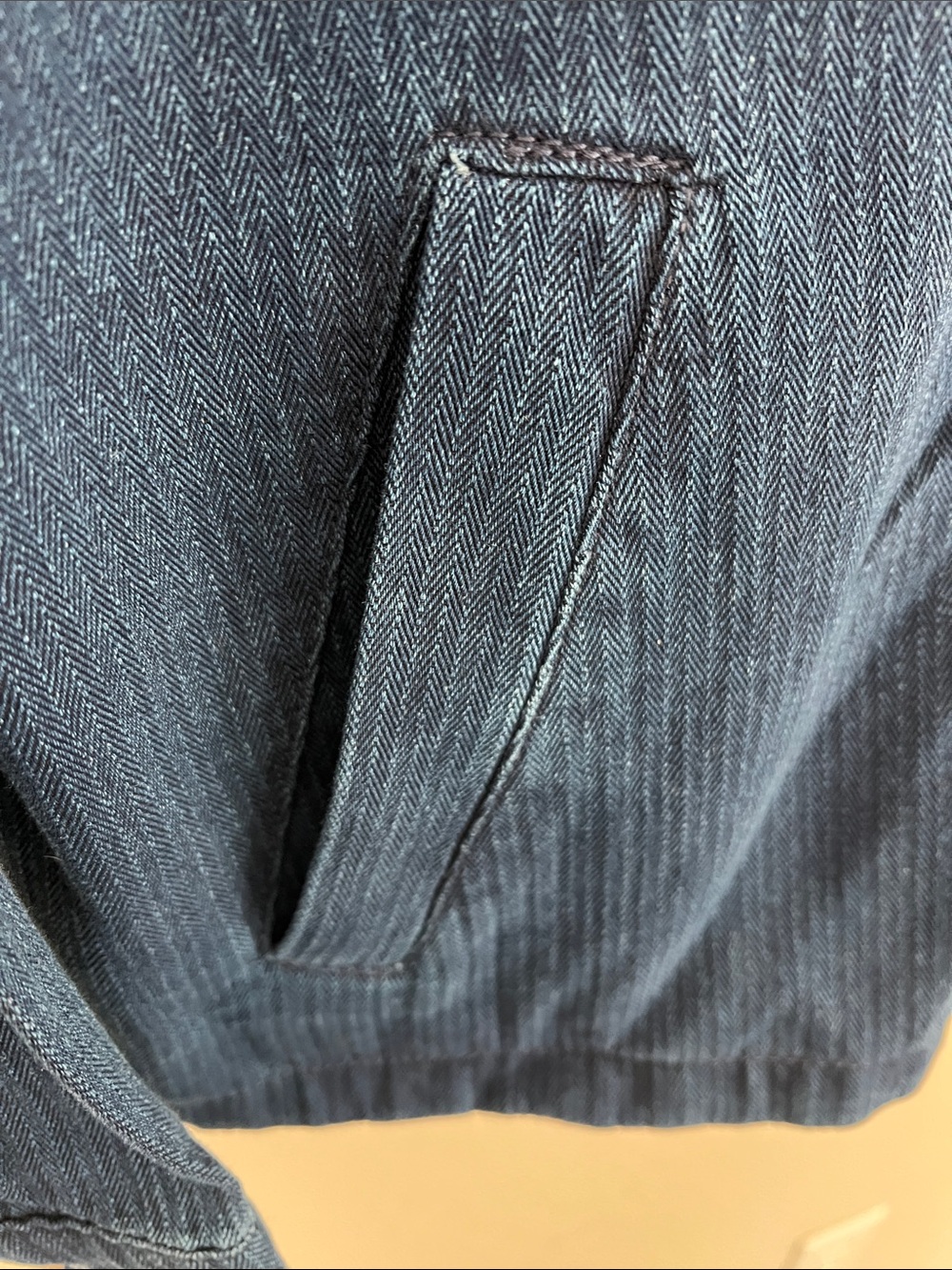 Folk Men's Indigo Denim Shirt Jacket - Picture 4 of 7